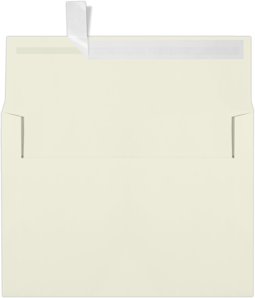 Natural 24lb A7 1/2 Invitation Envelopes (5 1/2 x 7 1/2) with Peel & Seal