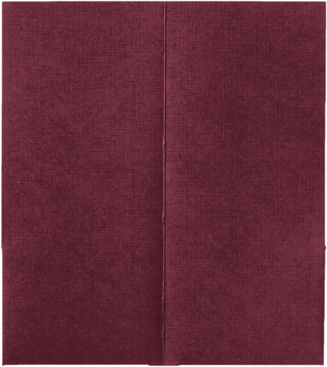 Burgundy Linen 4 x 9 Mini Folders