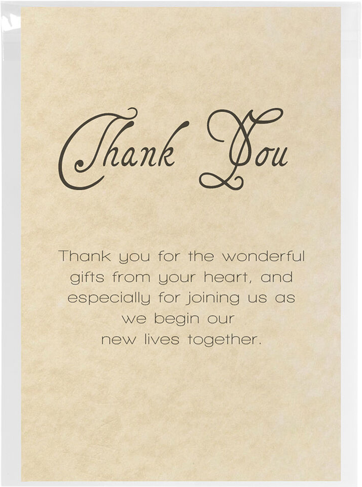 Clear 1.6mil A1 Invitation Envelopes (3 5/8 x 5 1/8) with Peel & Seal