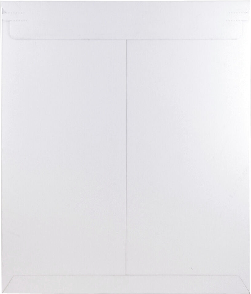 White 130lb 12 3/4 x 15 Photo Mailer Envelopes with Peel & Seal