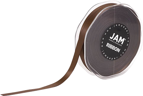 Chocolate Brown Satin 3/8 Inch x 25 Yards Ribbon