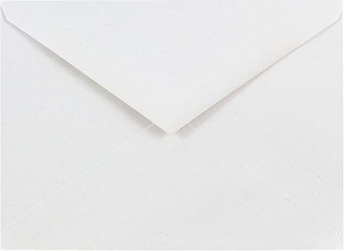 White 24lb Cougar A6 Invitation V Flap Premium Envelopes (4 3/4 x 6 1/2)
