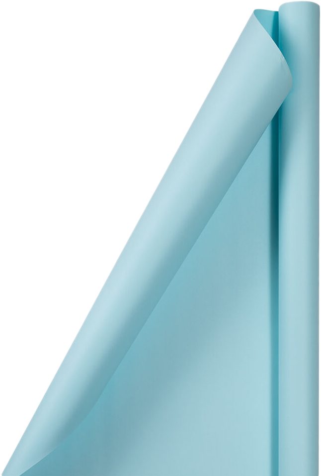 Baby Blue Matte Wrapping Paper (25 Sq Ft)