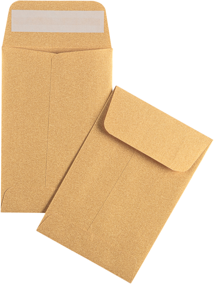 Gold Metallic 32lb #4 Coin Envelopes (3 x 4 1/2)
