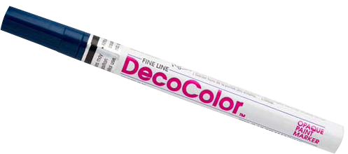 Ultra Marine Navy Fine Line Opaque Paint Markers