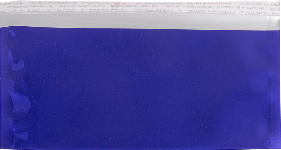 Blue Foil 32lb #10 Square Flap (4 1/8 x 9 1/2) with Peel & Seal