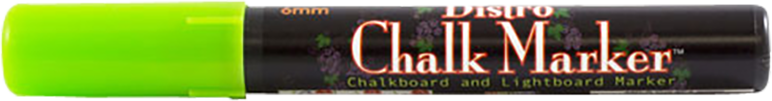 Lime Green Broad Point Chalk Marker