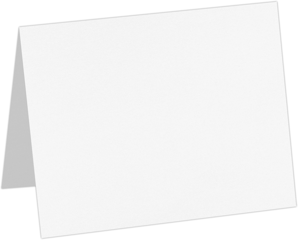 White 130lb A1 Foldover Cards (3 1/2 x 4 7/8)