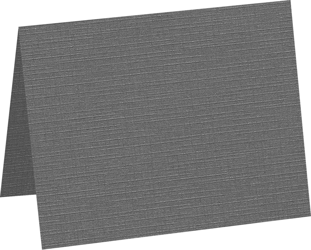 Sterling Gray Linen 100lb A1 Foldover Cards (3 1/2 x 4 7/8)