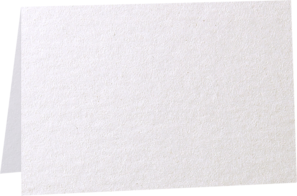 Crystal White Metallic 100lb A1 Foldover Cards (3 1/2 x 4 7/8)