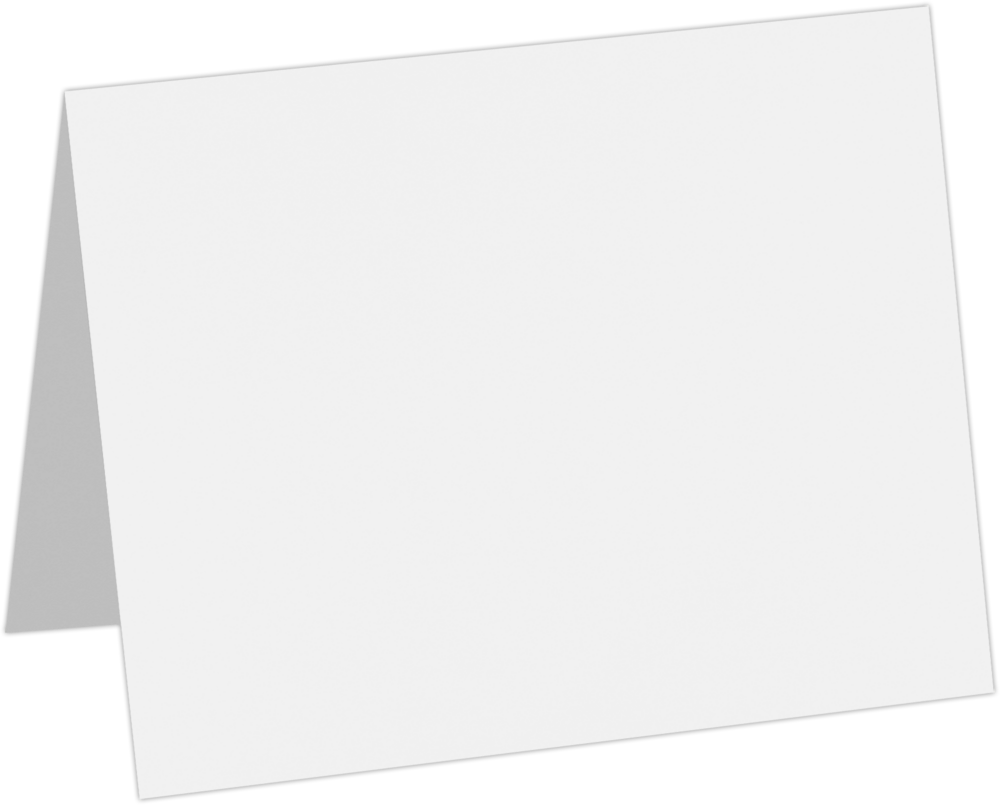 White Recycled 110lb A1 Foldover Cards (3 1/2 x 4 7/8)