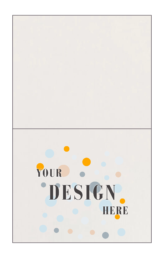 White 130lb A2 Foldover Cards (4 1/4 x 5 1/2)