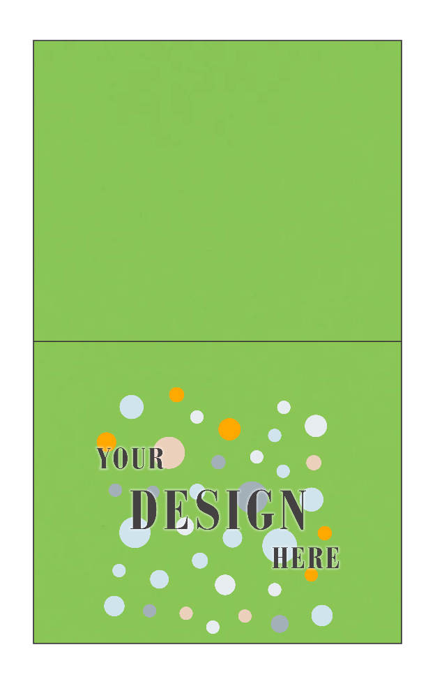 Limelight Green 100lb A2 Foldover Cards (4 1/4 x 5 1/2)