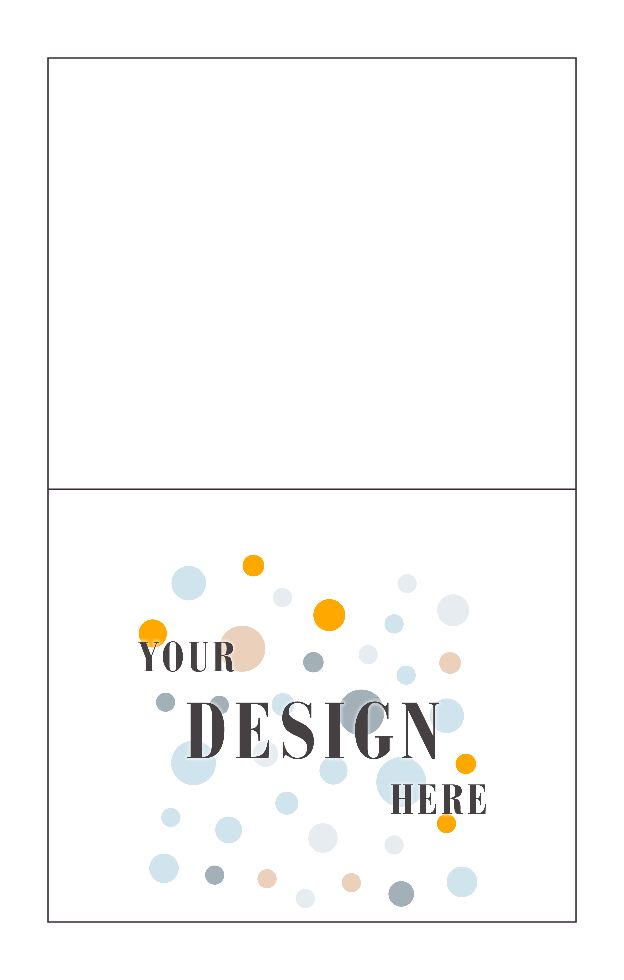 Brilliant White 100% Cotton 100lb A2 Foldover Cards (4 1/4 x 5 1/2)