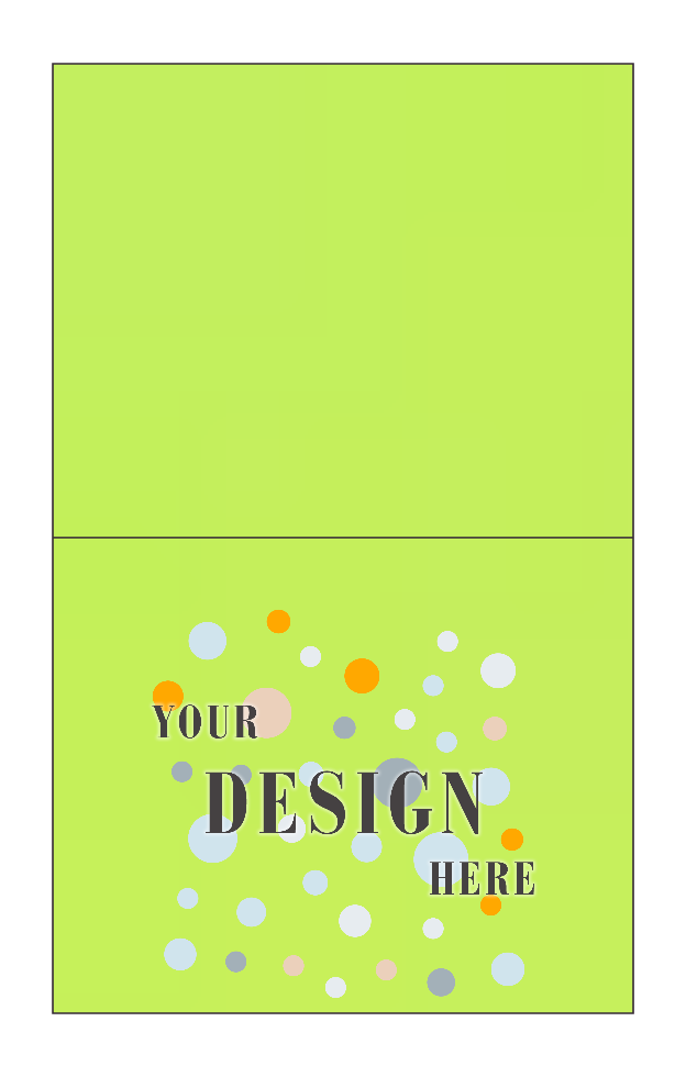 Wasabi Lime Green 100lb A2 Foldover Cards (4 1/4 x 5 1/2)