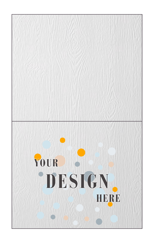 Natural White Recycled 80lb A2 Foldover Cards (4 1/4 x 5 1/2)