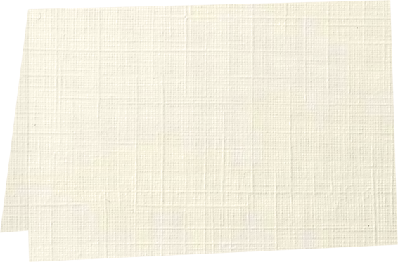 Natural Linen 100lb A2 Foldover Cards (4 1/4 x 5 1/2)