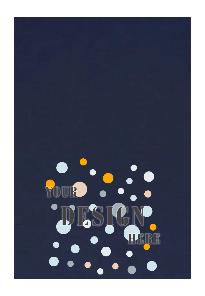 Navy Blue 100lb A6 Foldover Cards (4 5/8 x 6 1/4)