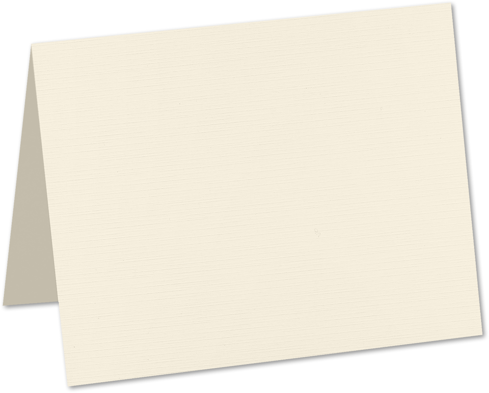 Natural Linen 100lb A9 Foldover Cards (5 1/2 x 8 1/2)