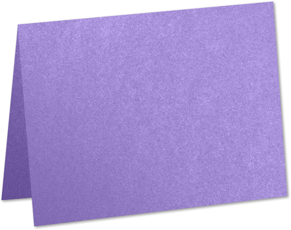Amethyst Purple Metallic 100lb #17 Mini Foldover Card (2 9/16 x 3 9/16)
