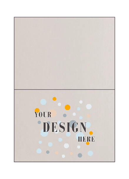White Quartz Metallic 100lb #17 Mini Foldover Cards (2 9/16 x 3 9/16)