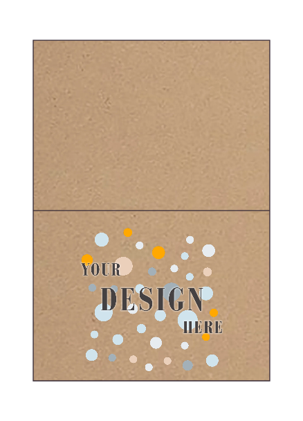 Grocery Bag 65lb #17 Mini Foldover Cards (2 9/16 x 3 9/16)