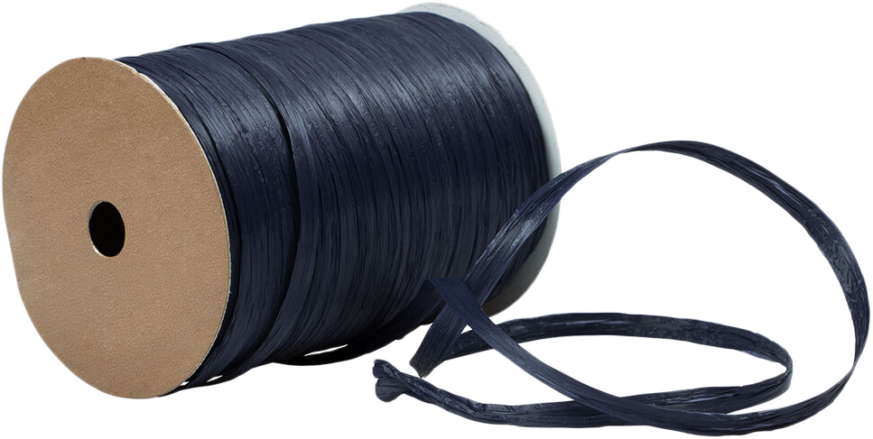 Navy Blue 1/4 Inch x 100 Yards Wraphia Ribbon