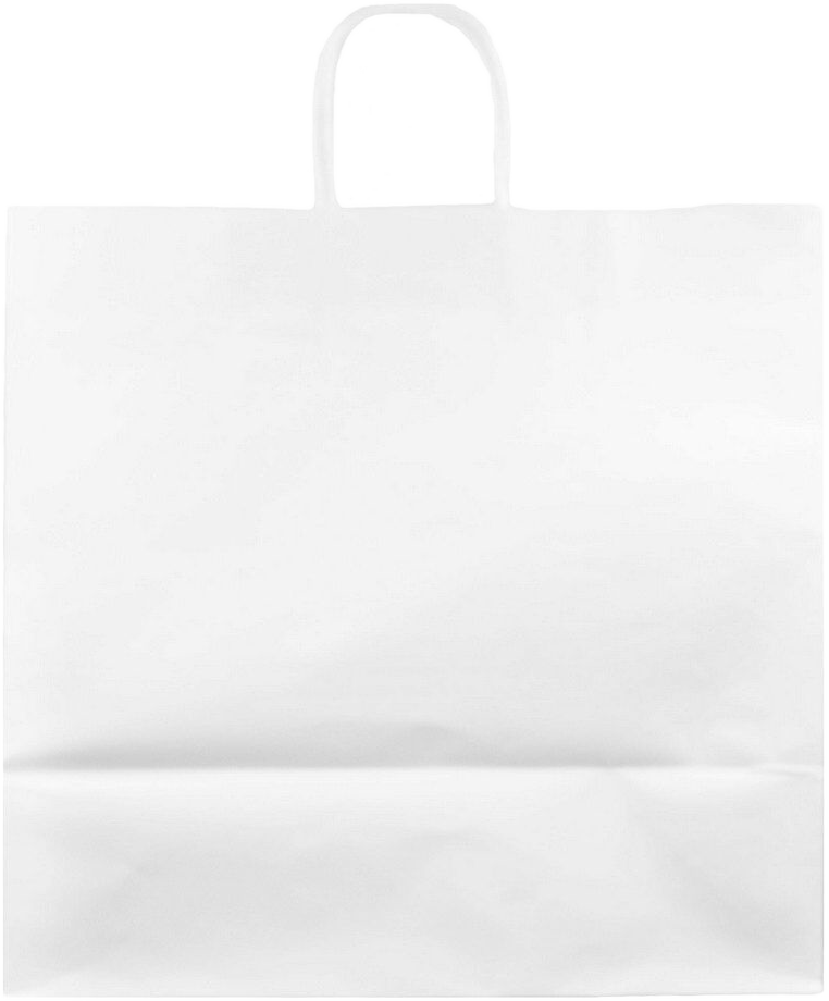 White Kraft XXX-Large Matte Square Gift Bags (16 x 16 x 9)
