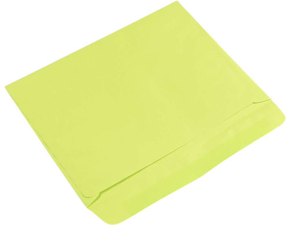 Wasabi Lime Green 32lb 9 x 12 Booklet Envelopes