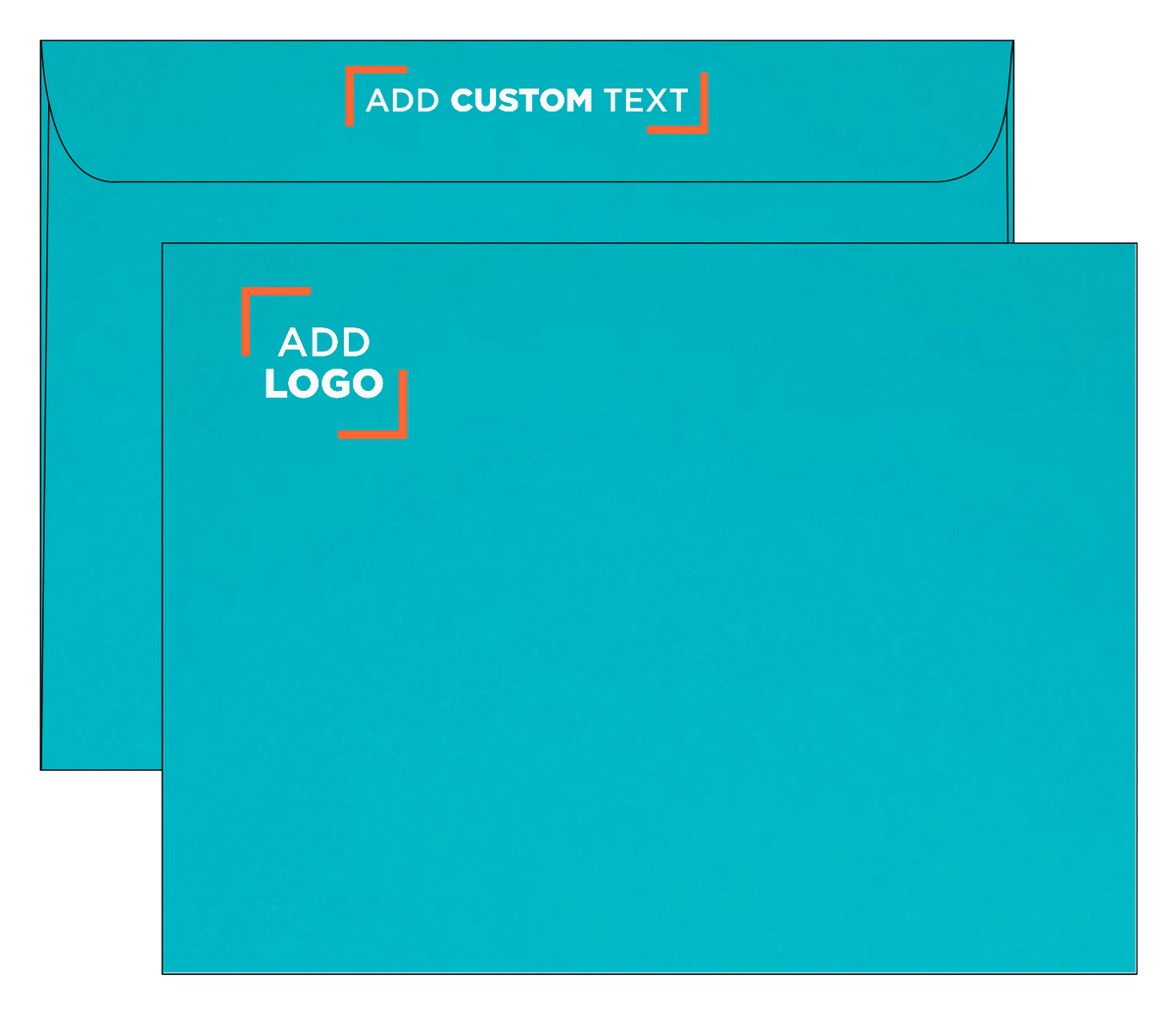 Sea Blue 24lb 9 x 12 Booklet Envelopes
