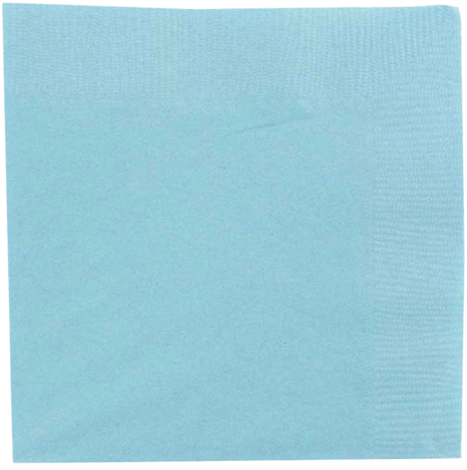 Sea Blue 5 x 5 3-Ply Beverage Napkins