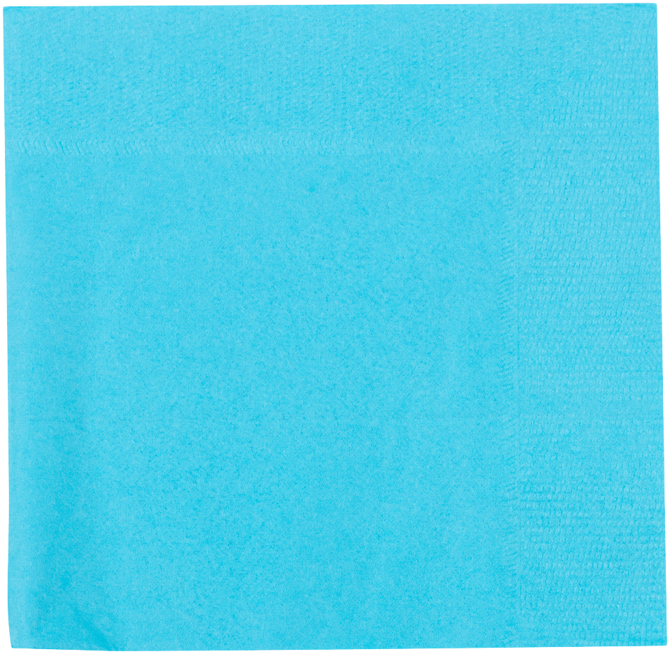 Sea Blue 5 x 5 3-Ply Beverage Napkins