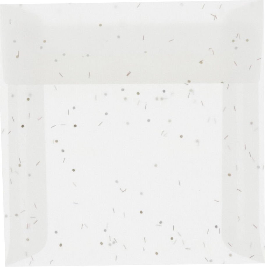 Heavy Metal Translucent 28lb 6 x 6 Square Envelopes