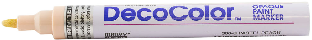 Pastel Peach Broad Line Opaque Paint Marker