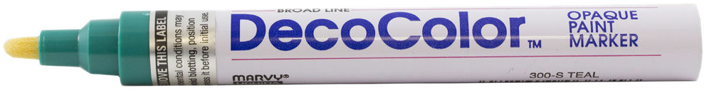 Teal Broad Line Opaque Paint Marker
