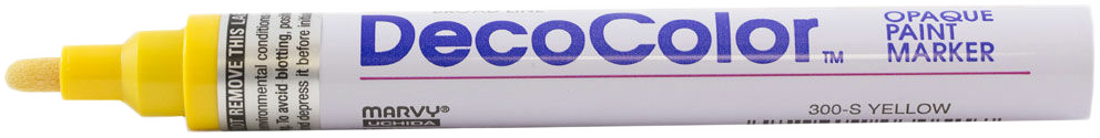 Yellow Broad Line Opaque Paint Marker