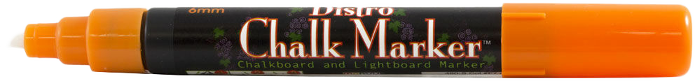 Orange Broad Point Chalk Markers