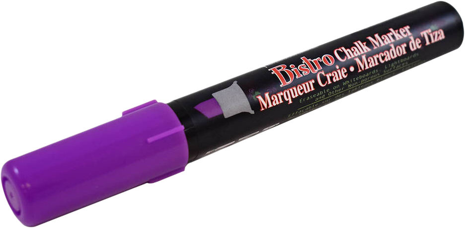 Purple Chisel Tip Chalk Marker