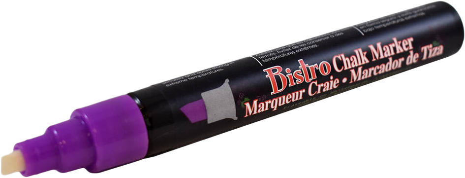 Purple Chisel Tip Chalk Marker