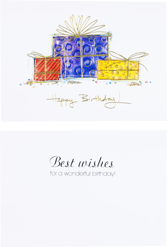 Happy Birthday Assorted Cards - 50 Pack