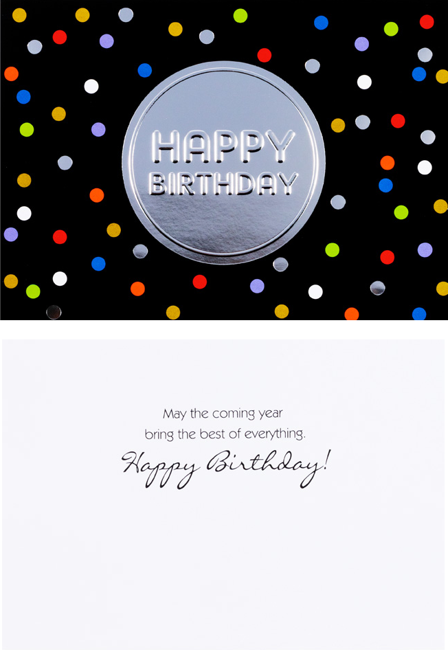 Happy Birthday Assorted Cards - 50 Pack
