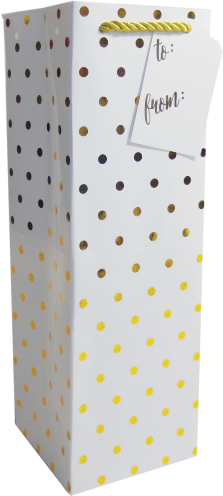 Clink Wine Bottle Gift Bags (4 1/2 x 4 1/2 x 14) - 120 Pack