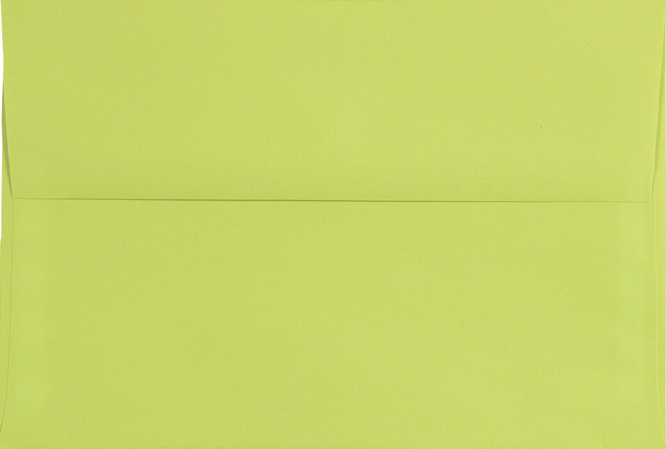Wasabi Lime Green 32lb A8 Invitation Envelopes (5 1/2 x 8 1/8)