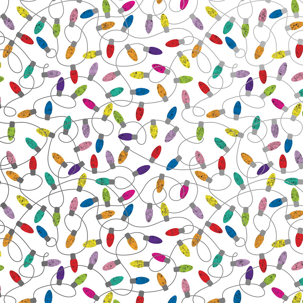 Christmas Lights 24" x 833' Bulk Wrapping Paper (1666 Sq Ft)