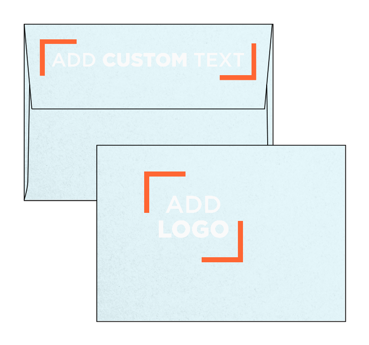 Aquamarine Blue Metallic 32lb A1 Invitation Envelopes (3 5/8 x 5 1/8) with Peel & Seal