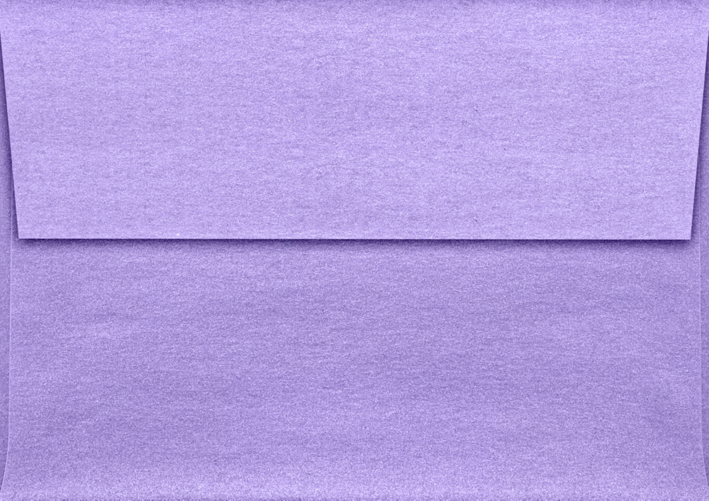 Amethyst Purple Metallic 32lb A1 Invitation Envelopes (3 5/8 x 5 1/8) with Peel & Seal