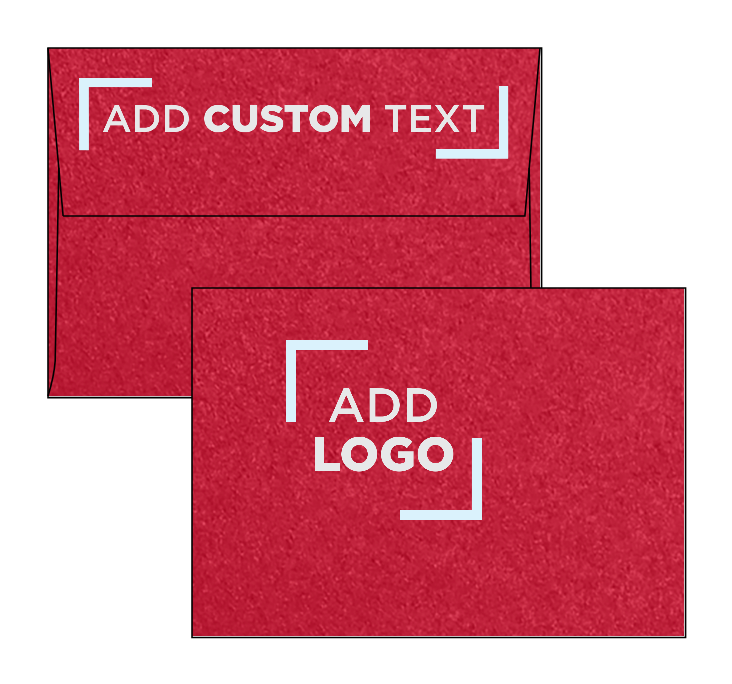 Jupiter Red Metallic 32lb A1 Invitation Envelopes (3 5/8 x 5 1/8) with Peel & Seal