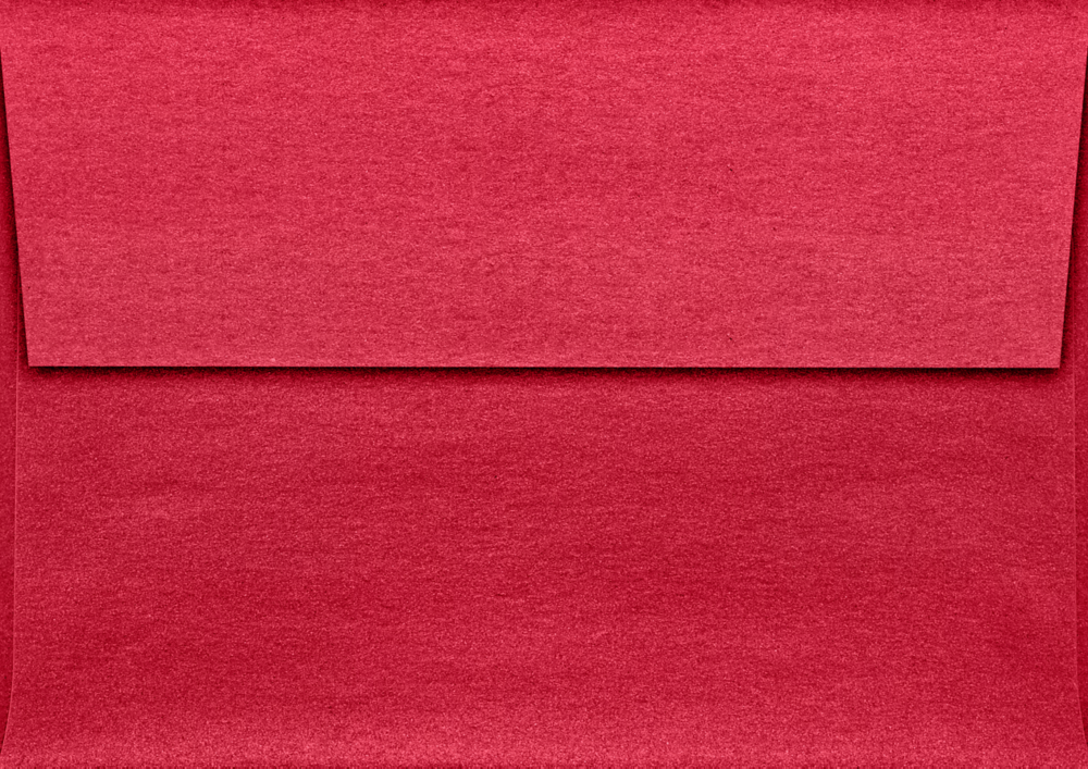 Jupiter Red Metallic 32lb A1 Invitation Envelopes (3 5/8 x 5 1/8) with Peel & Seal