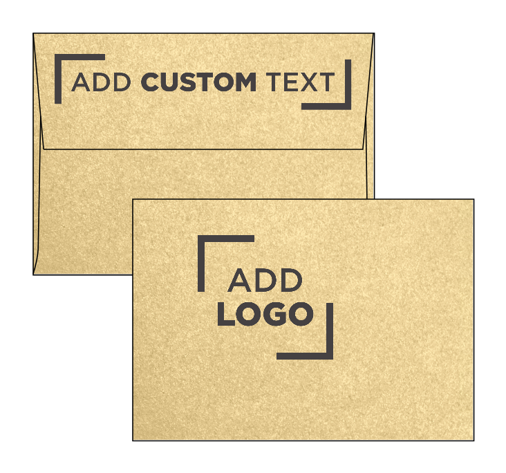 Light Gold Blonde Metallic 32lb A1 Invitation Envelopes (3 5/8 x 5 1/8) with Peel & Seal