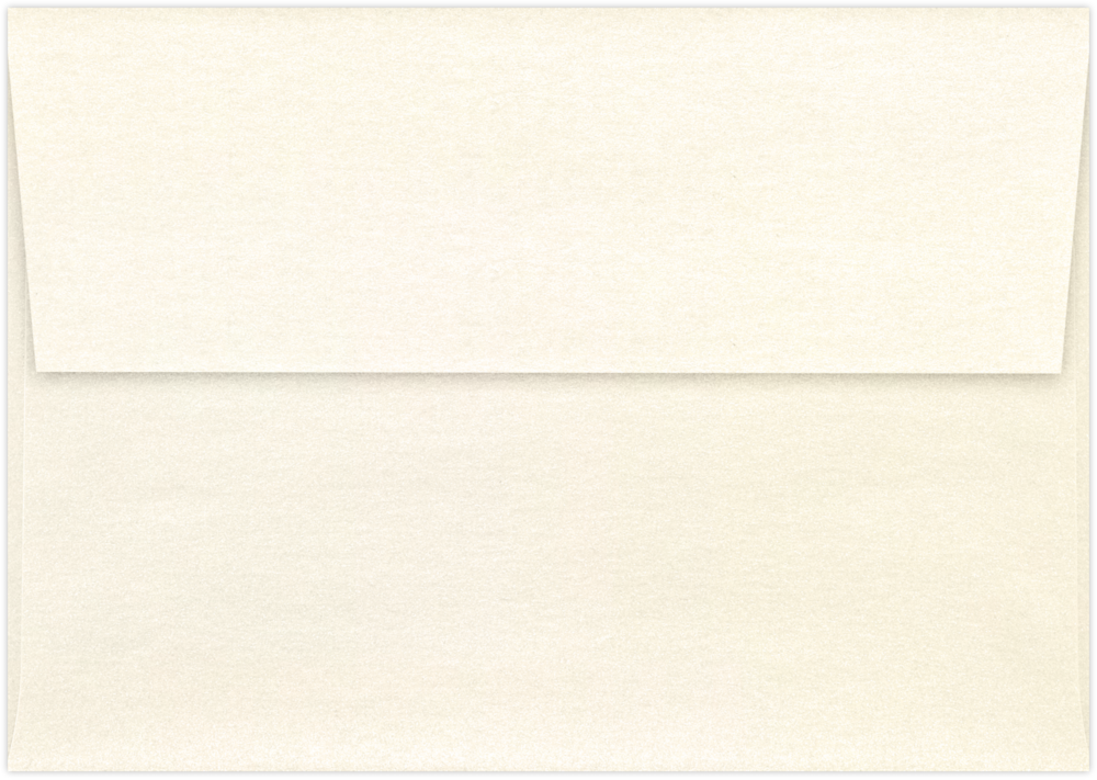 Champagne Ivory Metallic 32lb A1 Invitation Envelopes (3 5/8 x 5 1/8) with Peel & Seal